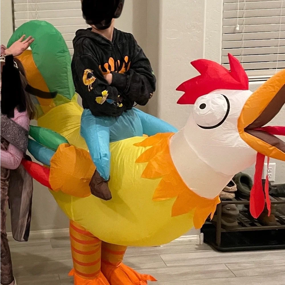 Spooktacular Creations Kids Chicken Inflatable Costume - Picture 3 of 4